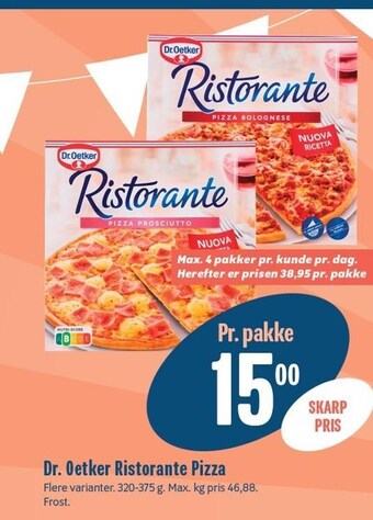 Min Købmand Dr. oetker ristorante pizza tilbud