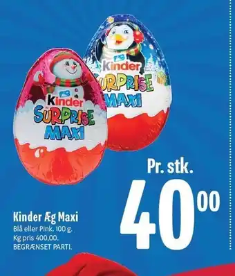 Kinder æg maxi