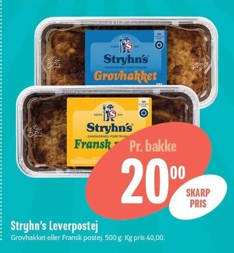 Min Købmand Stryhns leverpostej tilbud