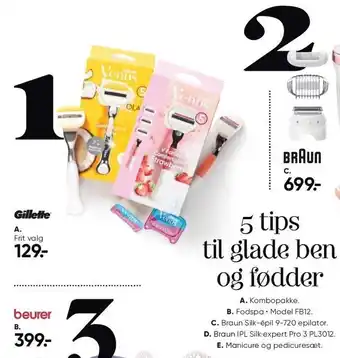 Bilka Gillette kombopakke tilbud