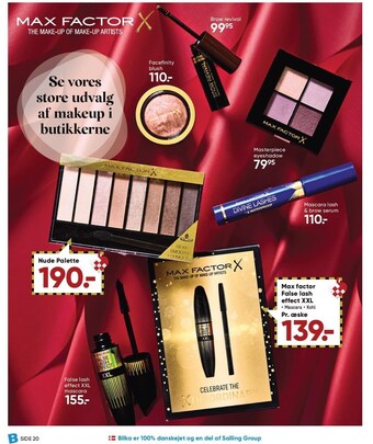 Bilka Max factor makeup tilbud