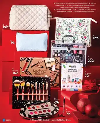Bilka Toilettaske, makeupkuffert, ansigtsmasker, lip palette el. tandblegningspen tilbud