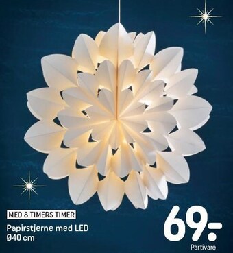 REMA 1000 Papirstjerne med led tilbud