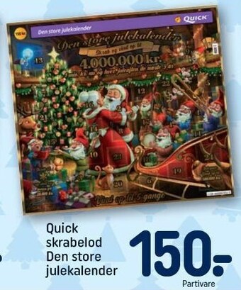 Quick skrabelod - den store julekalender