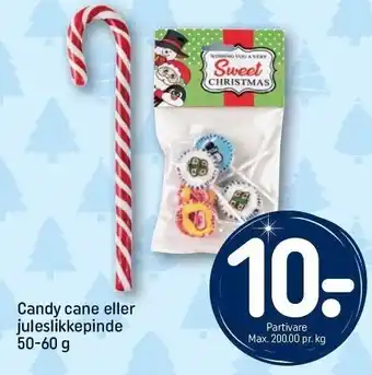 REMA 1000 Candy cane el. juleslikkepinde tilbud