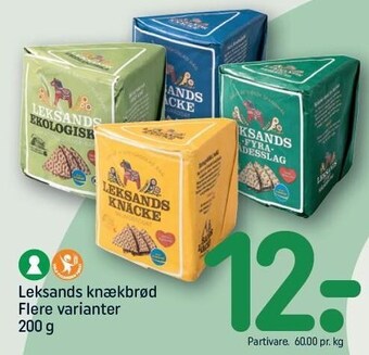 REMA 1000 Leksands knækbrød tilbud