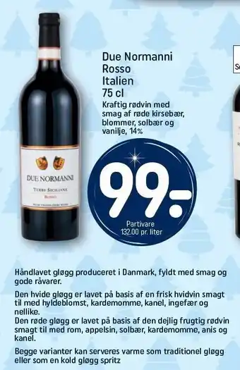 REMA 1000 Due normanni rosso tilbud