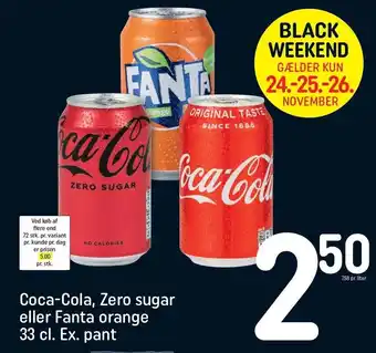 REMA 1000 Coca-cola, zero el. fanta orange tilbud
