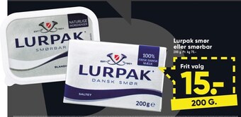 Bilka Lurpak smør el. smørbar tilbud