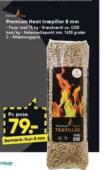 Bilka Premium heat træpiller 8 mm tilbud