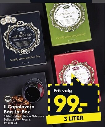 Bilka Il capolavoro bag-in-box tilbud