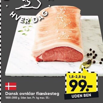Bilka Dansk ovnklar flæskesteg tilbud