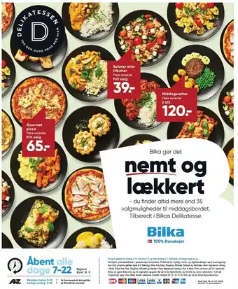 Bilka Delikatessen - tag den gode smag med hjem tilbud