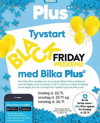 Bilka Black friday med bilka plus tilbud