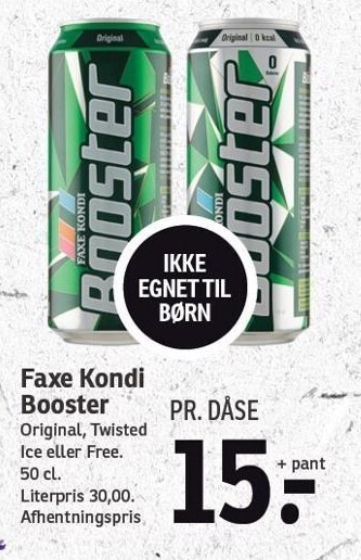 SPAR Faxe kondi booster tilbud