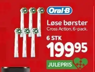 Løse børstehoveder 6 stk
