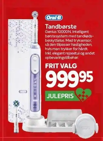 Din Isenkræmmer El-tandbørste genius 10000n tilbud