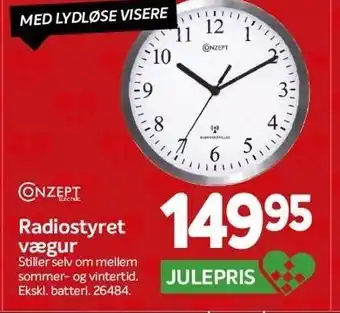 Din Isenkræmmer Radiostyret vægur tilbud