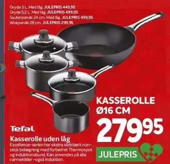 Din Isenkræmmer Kasserolle, gryde, sauterpande, wokpande tilbud