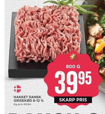 MENY Hakket dansk grisekød tilbud