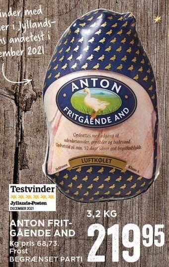 MENY Anthon fritgående and tilbud