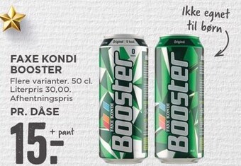 MENY Faxe kondi booster tilbud