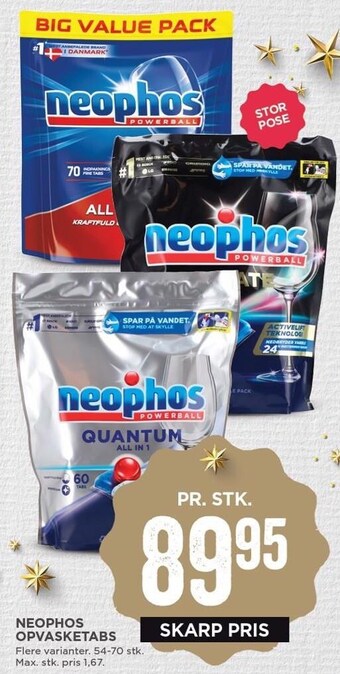 MENY Neophos opvasketabs tilbud