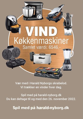 Harald Nyborg Vind køkkenmaskiner tilbud