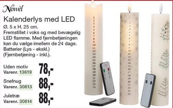 Harald Nyborg Kalenderlys med led tilbud