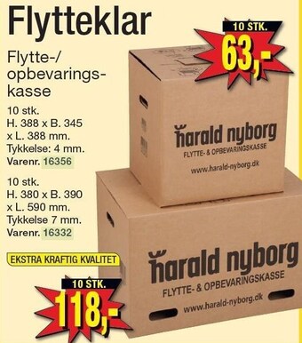 Harald Nyborg Flytte-/opbevaringskasse tilbud