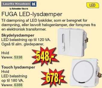 Harald Nyborg Fuga led-lysdæmper tilbud