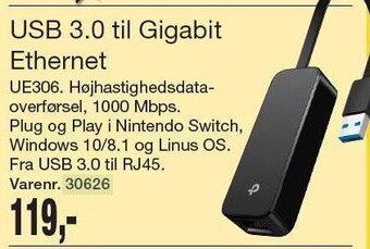Harald Nyborg Usb 3.0 til gigabit ethernet tilbud