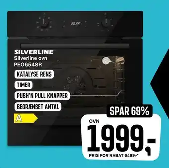 Skousen Silverline ovn peo654sr tilbud