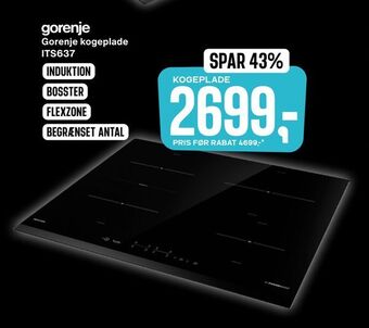 Skousen Gorenje kogeplade its637 tilbud