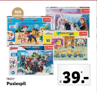 Lidl Puslespil tilbud