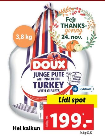 Lidl Hel kalkun tilbud