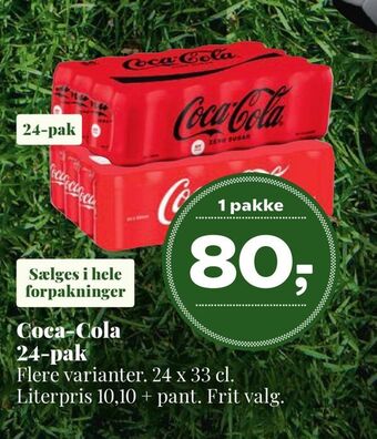 Dagli'Brugsen Coca-cola 24-pak tilbud