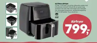 Kvickly 6.5 liters airfryer tilbud