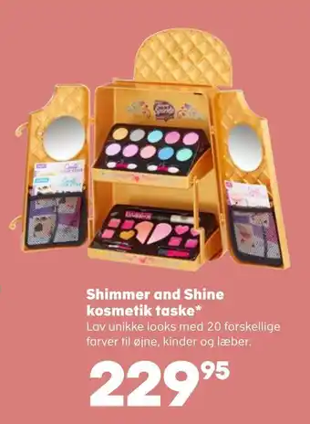 Kvickly Shimmer and shine kosmetik taske tilbud