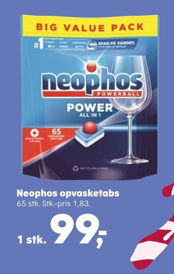 Kvickly Neophos opvasketabs tilbud