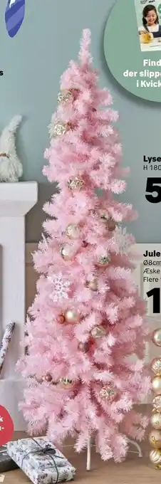 Lyserødt juletræ