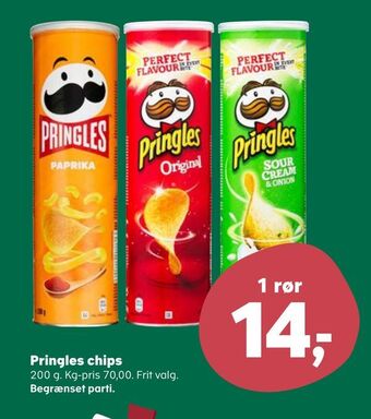 Kvickly Pringles chips tilbud