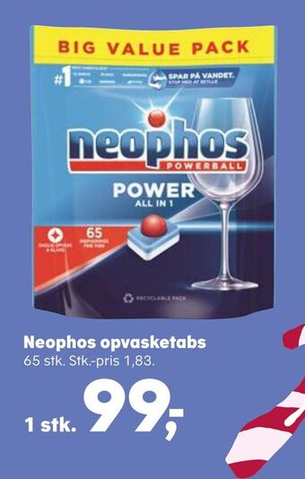 SuperBrugsen Neophos opvasketabs tilbud