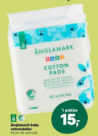Änglamark baby vatrondeller