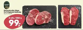 SuperBrugsen Entrecote eller ribeye fra fritgående kødkvæg tilbud
