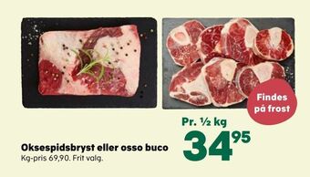 SuperBrugsen Oksespidsbryst eller osso buco tilbud