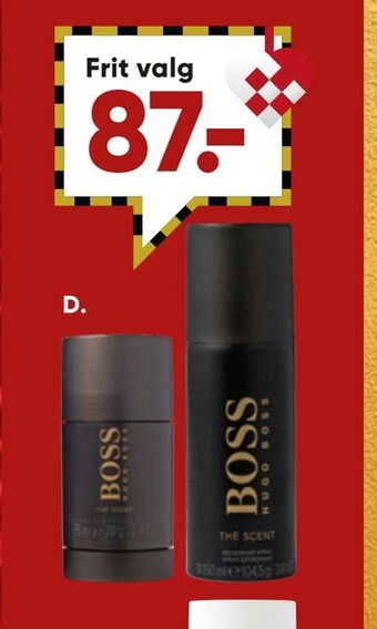 Bilka Hugo boss deodorant tilbud