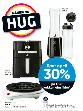 Bilka Obh køkken elartikler tilbud