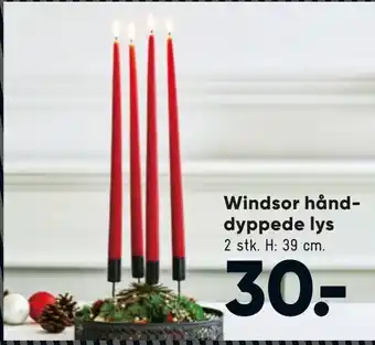 Bilka Windsor hånd dyppede lys tilbud