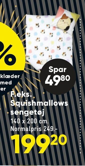 Bilka Squishmallows sengetøj tilbud